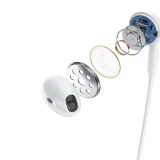 Mágneses tapadású vezeték nélküli Bluetooth fülhallgató, fehér 6