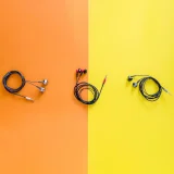 Fém vezetékes fülhallgató, 3,5 mm-es mini jack, szürke 6