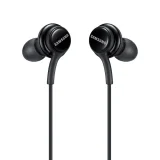 3,5 mm-es mini-jack fülhallgató távirányítóval és mikrofonnal, fekete 5