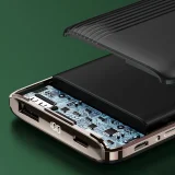 10000 mAh-s K4Pro Power Bank beépített kábelekkel, zöld LED-kijelzővel 4