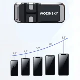 Öntapadó mágneses telefon tartó kábelrendezővel, fekete 3