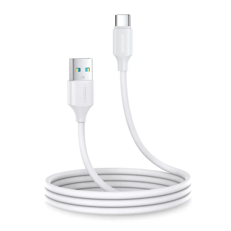 Rugalmas, tartós USB-C kábel töltéshez és adatátvitelhez, 1 m, fehér