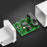 Prizemni punjač, adapter za napajanje za Quick Charge 3.0 USB kabel, bijeli 9