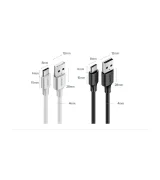 USB–USB-C kábel, 2 A, 0,5 m, fekete 10