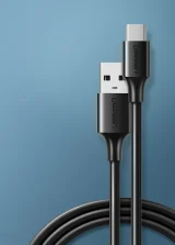 USB–USB-C kábel, 2 A, 0,5 m, fekete 2