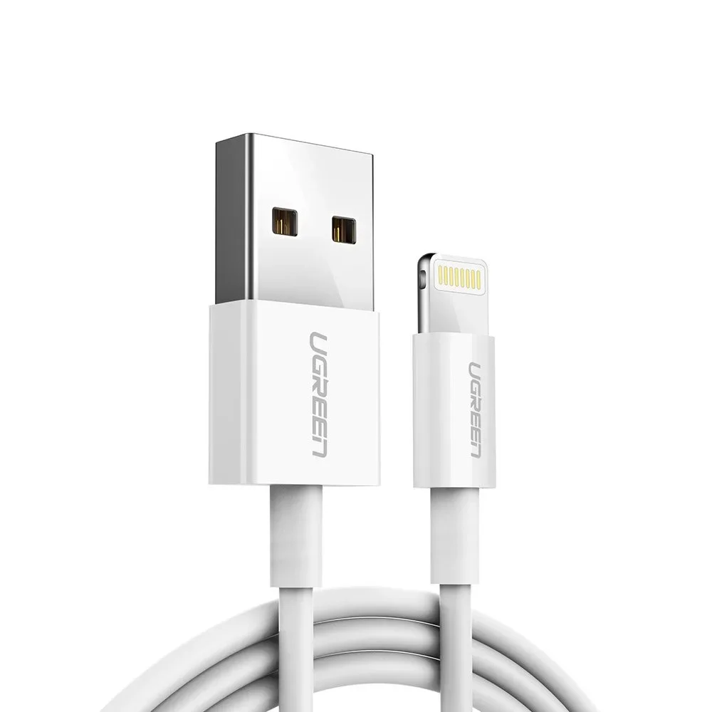 iPhone USB na Lightning MFi kabel, 1 m, 2,4 A, bijeli iPhone USB na Lightning MFi kabel, 1 m, 2,4 A, bijeli