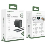 2 az 1-ben fali töltő USB-C kábellel + USB-C–HDMI 4K adapterrel, fekete 10
