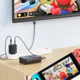 2 az 1-ben fali töltő USB-C kábellel + USB-C–HDMI 4K adapterrel, fekete 8