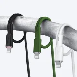 MFI-tanúsítvánnyal rendelkező USB-C–Lightning kábel iPhone-hoz, 30 W, 3 A, 1,2 m, fekete 9