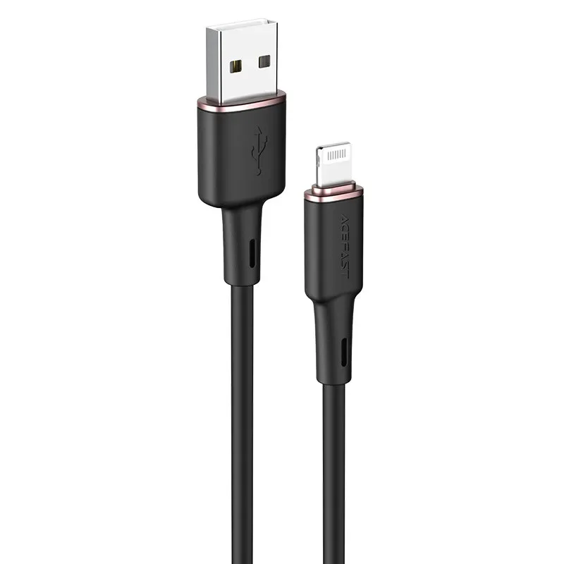 MFI-tanúsítvánnyal rendelkező USB-C–Lightning kábel iPhone-hoz, 2,4 A, 1,2 m, fekete MFI-tanúsítvánnyal rendelkező USB-C–Lightning kábel iPhone-hoz, 2,4 A, 1,2 m, fekete