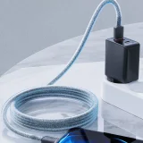 MFI-tanúsítvánnyal rendelkező USB-C–Lightning kábel iPhone-hoz, 2,4 A, 1,2 m, fekete 10