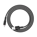 MFI-tanúsítvánnyal rendelkező USB-C–Lightning kábel iPhone-hoz, 2,4 A, 1,2 m, fekete 3