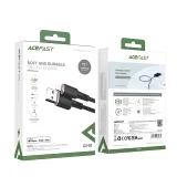 MFI-tanúsítvánnyal rendelkező USB-C–Lightning kábel iPhone-hoz, 2,4 A, 1,2 m, fekete 5