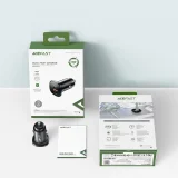 38 W-os USB-C USB Power Delivery QC 3.0 autós töltő, fekete 10