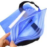 Vízálló PVC övtáska telefonhoz és dokumentumokhoz, Outdoor - rózsaszín 5