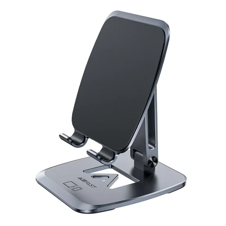 Összecsukható állvány, tartó, telefonállvány, szürke