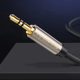 TRS audio adapter kabel: 3,5 mm mini jack na 6,35 mm priključak, 2 m, sivi 9