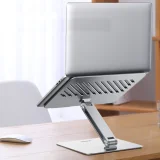 Összecsukható laptop- és tablet-tartó állva való munkavégzéshez, ezüst 11