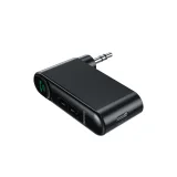 Bluetooth autós adó 3,5 mm-es AUX mini csatlakozóval, külföldi kiadás, fekete 3