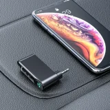Bluetooth autós adó 3,5 mm-es AUX mini csatlakozóval, külföldi kiadás, fekete 6