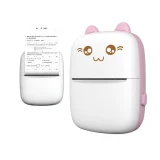 Mini Cat termalni pisač etiketa, ispis s telefona putem Bluetootha, Fun Print, ružičasta