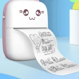 Mini Cat termalni pisač etiketa, ispis s telefona putem Bluetootha, Fun Print, ružičasta 3