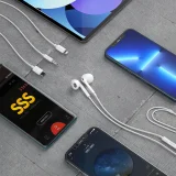 Vezetékes fülhallgató 3,5 mm-es mini-jack csatlakozóval, fehér 4