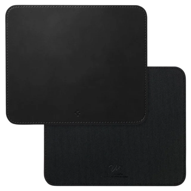 Kiváló minőségű egérpad, 250x210 mm, csúszásgátló alj, fekete