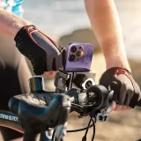 Uchwyt na telefon na kierownicę do kręcenia filmów rower motor hulajnoga wózek 5
