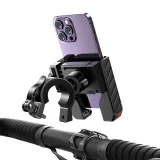 Uchwyt na telefon na kierownicę do kręcenia filmów rower motor hulajnoga wózek 9