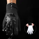 SPORT Outdoor hőszigetelt érintőképernyős kesztyű, S méret, fekete 4