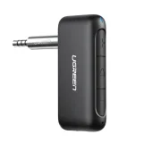 Bluetooth 5.0 AUX mini jack autórádió-vevő, fekete