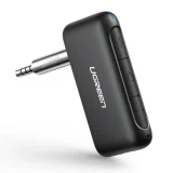 Bluetooth 5.0 AUX mini jack autórádió-vevő, fekete 3