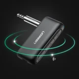 Bluetooth 5.0 AUX mini jack autórádió-vevő, fekete 6