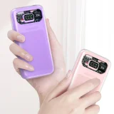 Sparkling sorozatú 10000 mAh-s powerbank, 30 W-os gyorstöltés, zöld 11