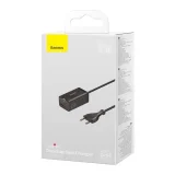 GaN3 Pro gyors fali töltő 2x USB-C / 2x USB 65 W PD QC + 1 m-es USB-C kábel, fekete 5