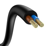 GaN3 Pro gyors fali töltő 2x USB-C / 2x USB 65 W PD QC + 1 m-es USB-C kábel, fekete 7
