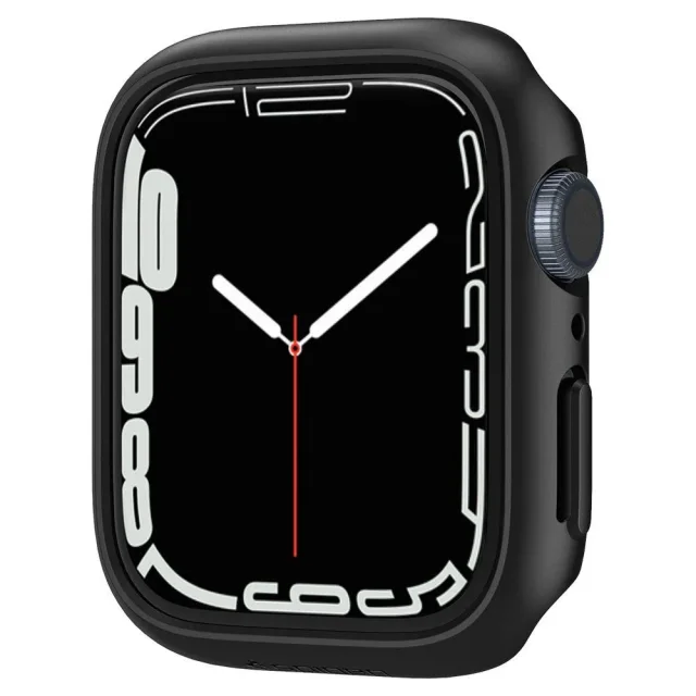 Védőtok Apple Watch 7 / 8 45 mm-es Thin Fit fekete
