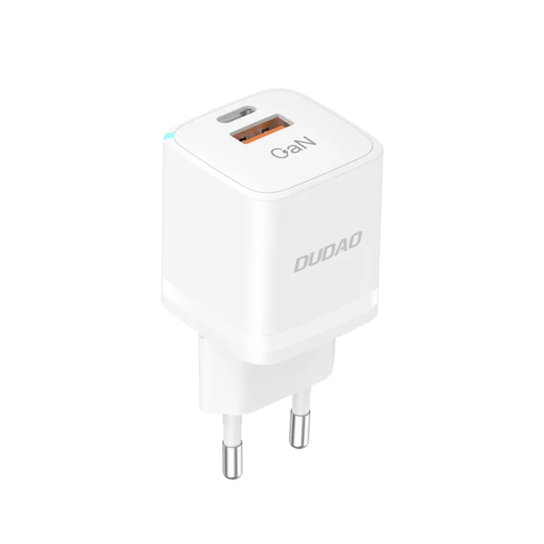 33 W-os GaN PPS USB-C USB-A fali töltő, fehér
