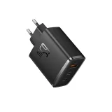 GaN Cube Pro 65W 2x USB-C USB-A zidni punjač, crni 5