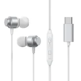 JR-EC06 USB-C fülhallgató, ezüst