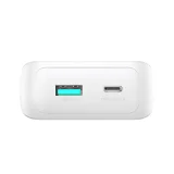 10000 mAh-s mini power bank beépített kábelekkel JR-PBC06 30 W Fehér 4