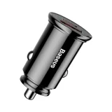 Pametni punjač za automobil s USB i USB-C QC PD priključcima, crni 4
