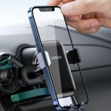 Držač za telefon za automobil Gravity - okrugla mreža, siva 3