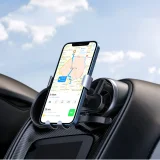 Držač za telefon za automobil Gravity - okrugla mreža, siva 4