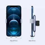 Držač za telefon za automobil Gravity - okrugla mreža, siva 5