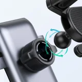 Držač za telefon za automobil Gravity - okrugla mreža, siva 6