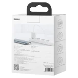 Si 25 W-os, 3 A-es gyors hálózati töltő 1 m-es fehér USB-C kábellel 6