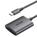 SD, microSD, MMC, TF, USB-C 5 Gb/s kártyaolvasó – szürke