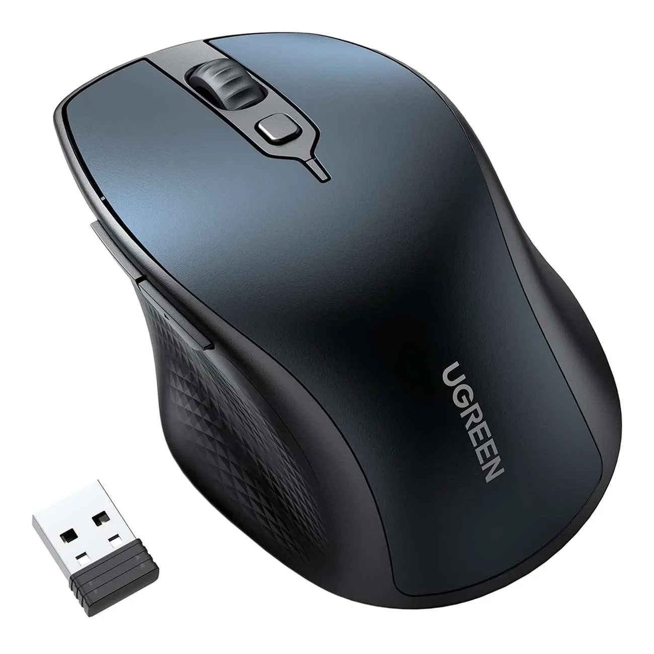 Ergonomski bežični miš za računalo MU101 Bluetooth 2,4 GHz, plavi Ergonomski bežični miš za računalo MU101 Bluetooth 2,4 GHz, plavi